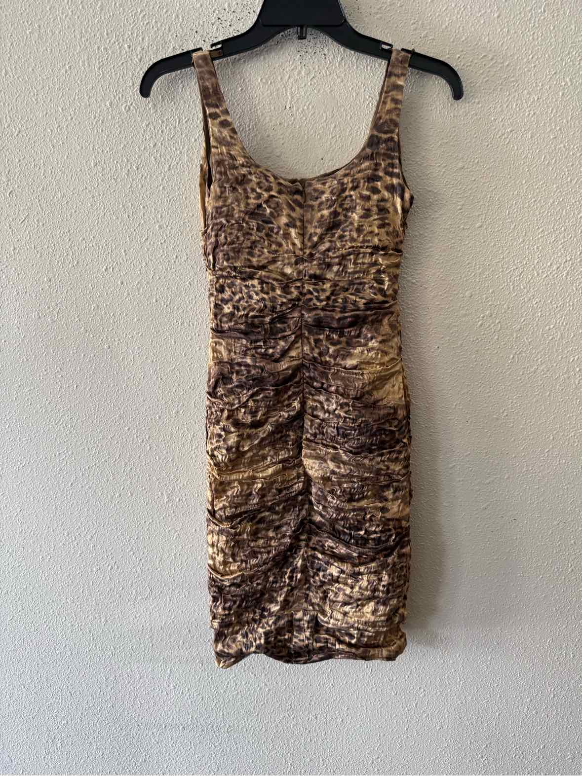 Nicole Miller Gold Multi Size 2 Dress