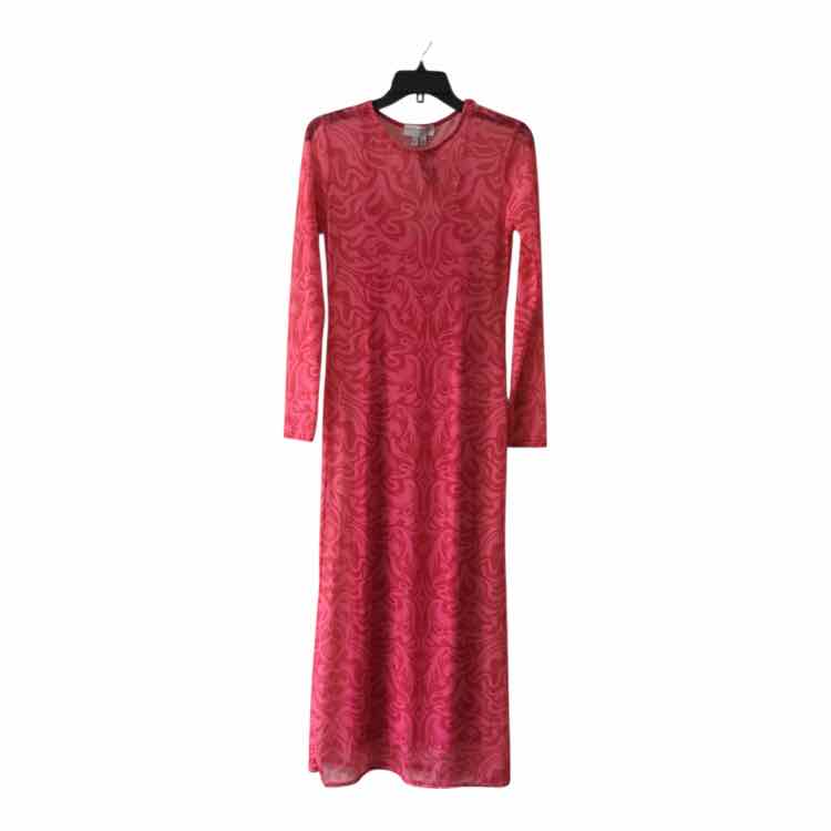 Never Fully Dressed Pink and Red Size 6 Dress