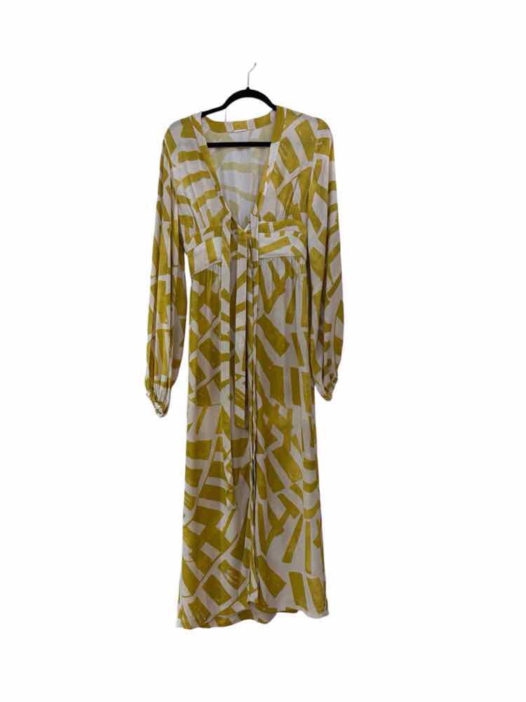 Alexis Yellow and white Size XS Dress