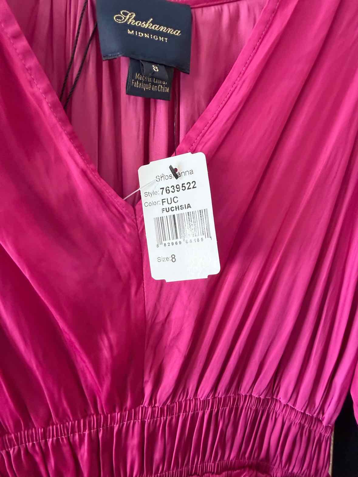 Shoshanna Midnight Fuschia Size 8 Dress