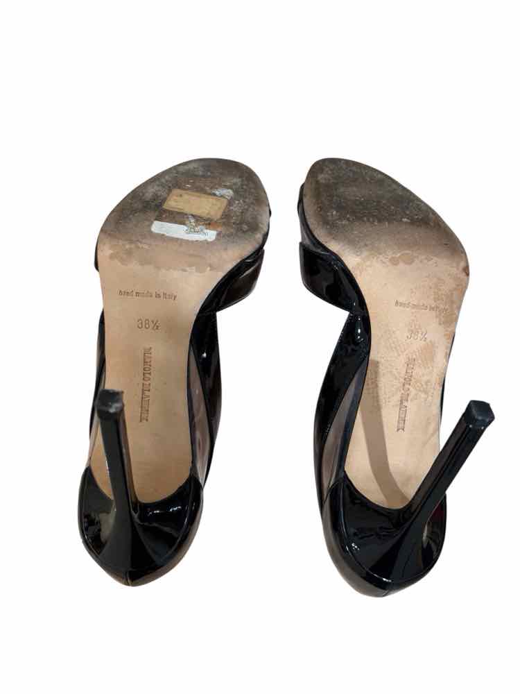 Manolo Blahnik Black Size 38.5 Shoes