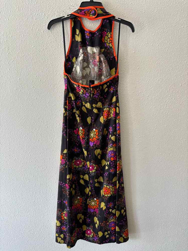 No Label Black Multi Size 38 Dress
