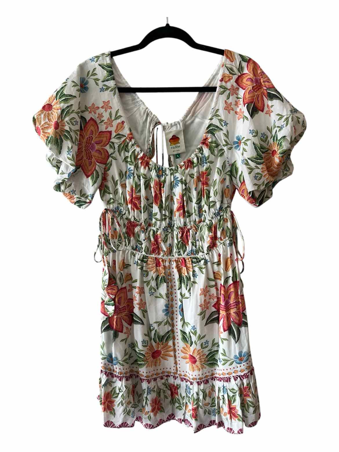 farm rio White Multi Size S Dress