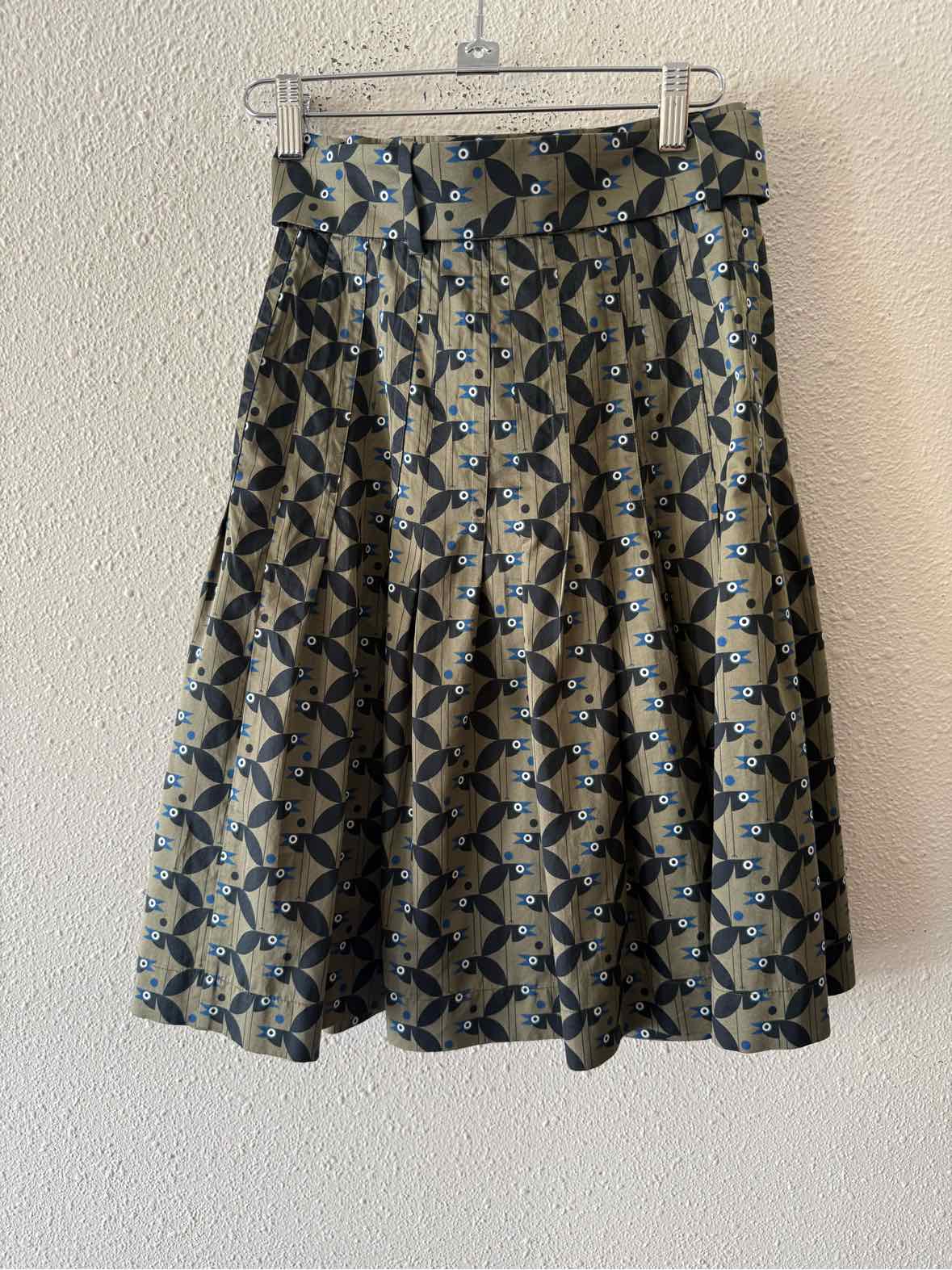 Akris punto Olive Multi Size 2 Skirt