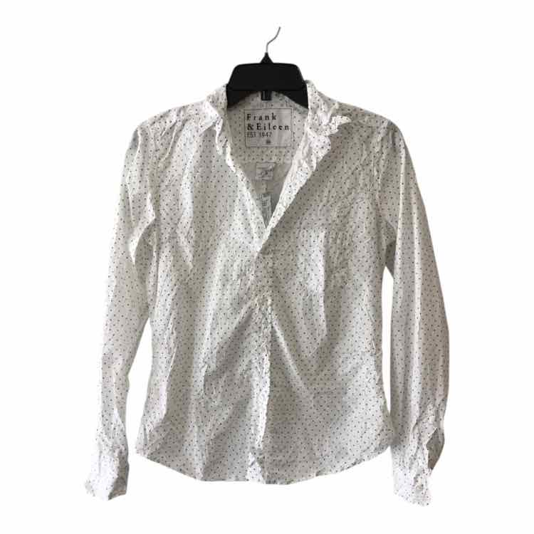 Frank & Eileen White and black Size XS Shirt