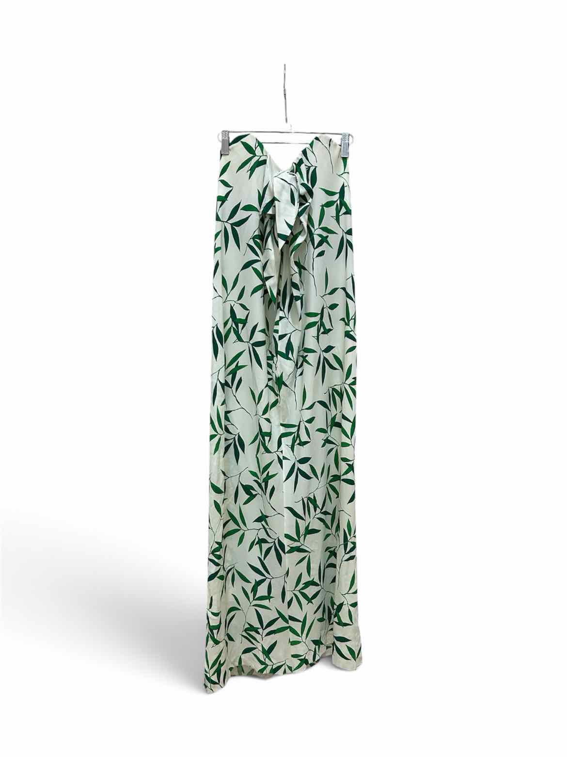 Caroline Constas White and Green Size XS Dress