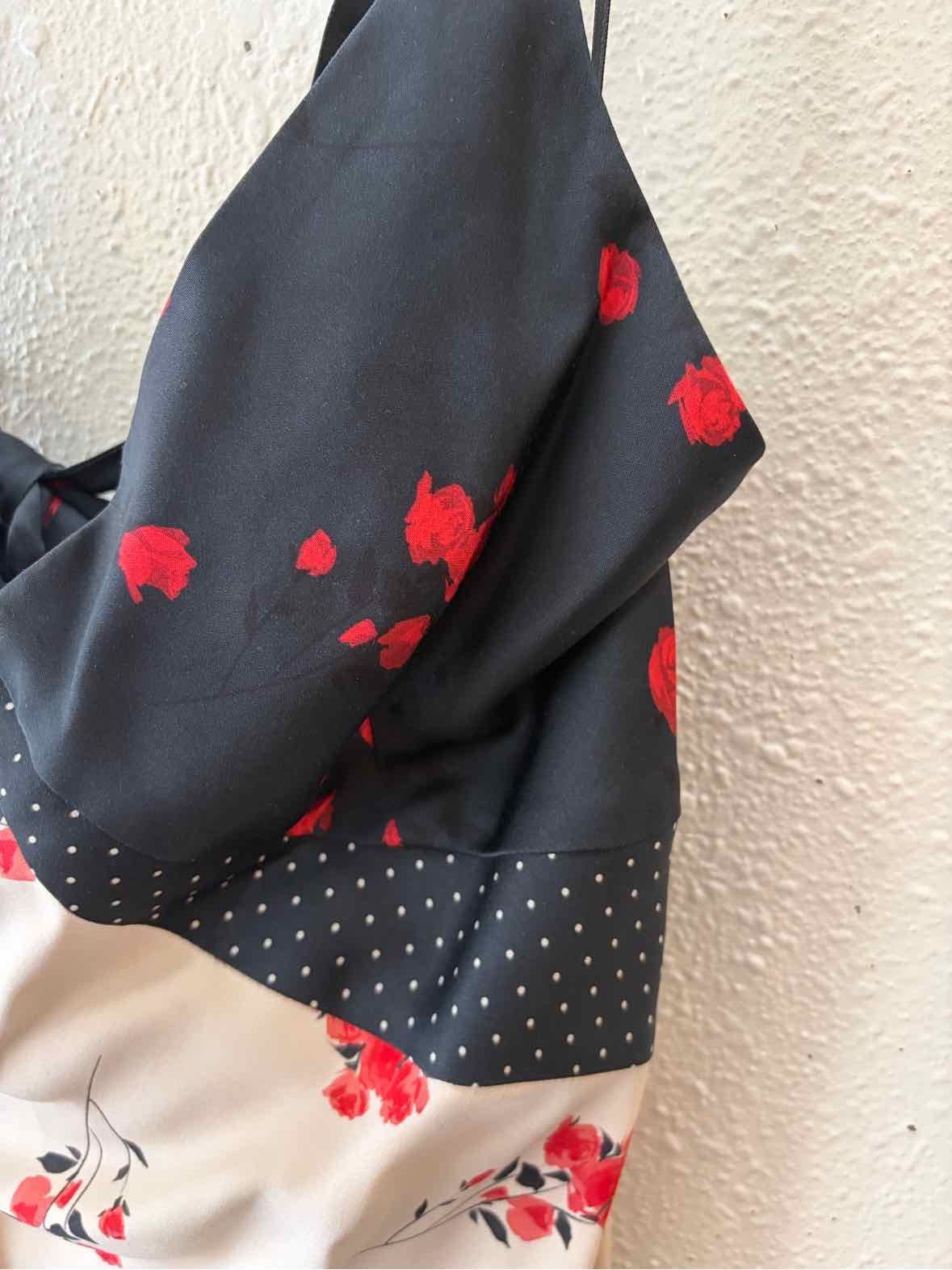 French Connection Black Multi Size 6 Dress