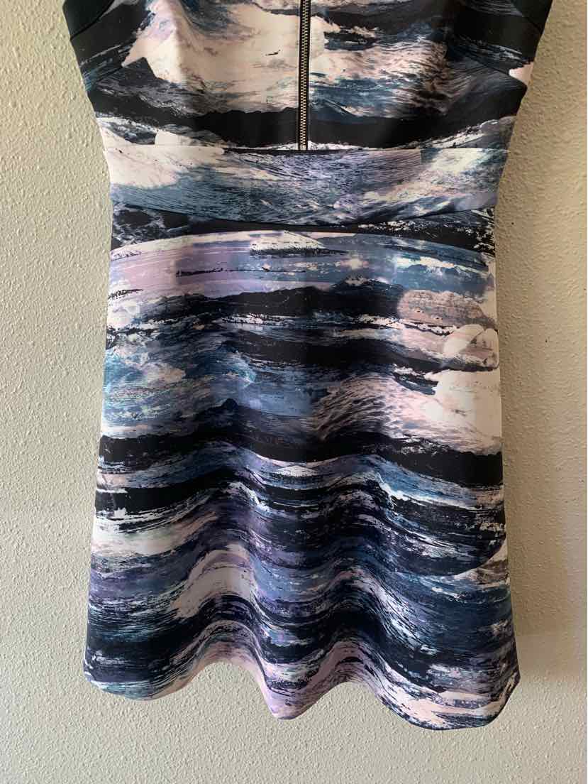 Karen Millen Black Multi Size 8 Dress