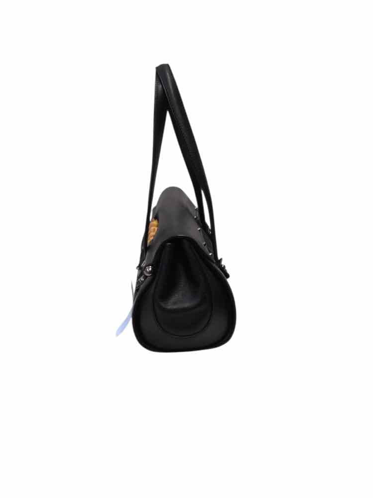 Gucci GG Canvas Bamboo Bullet Black Handbag