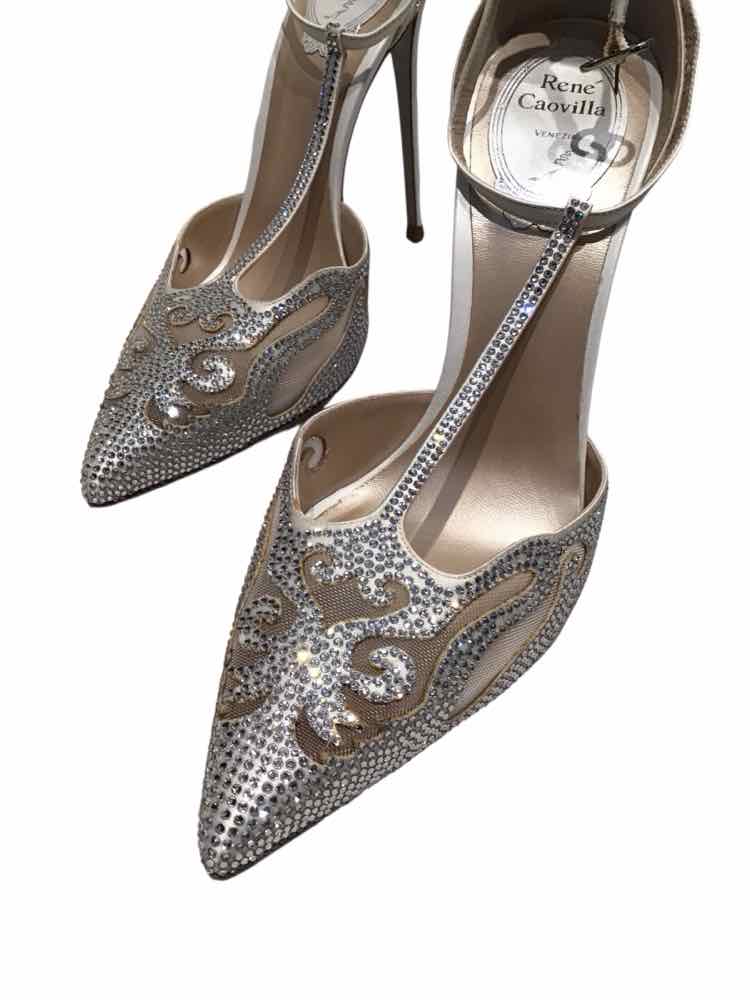 Rene Caovilla Ivory Size 38 Shoes