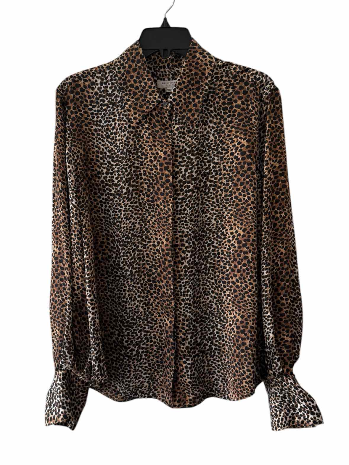 Equipment Brown and black Size L Shirt