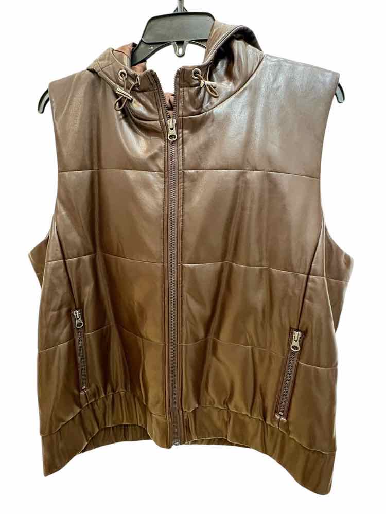 j.society Dark Brown Size XL Vest