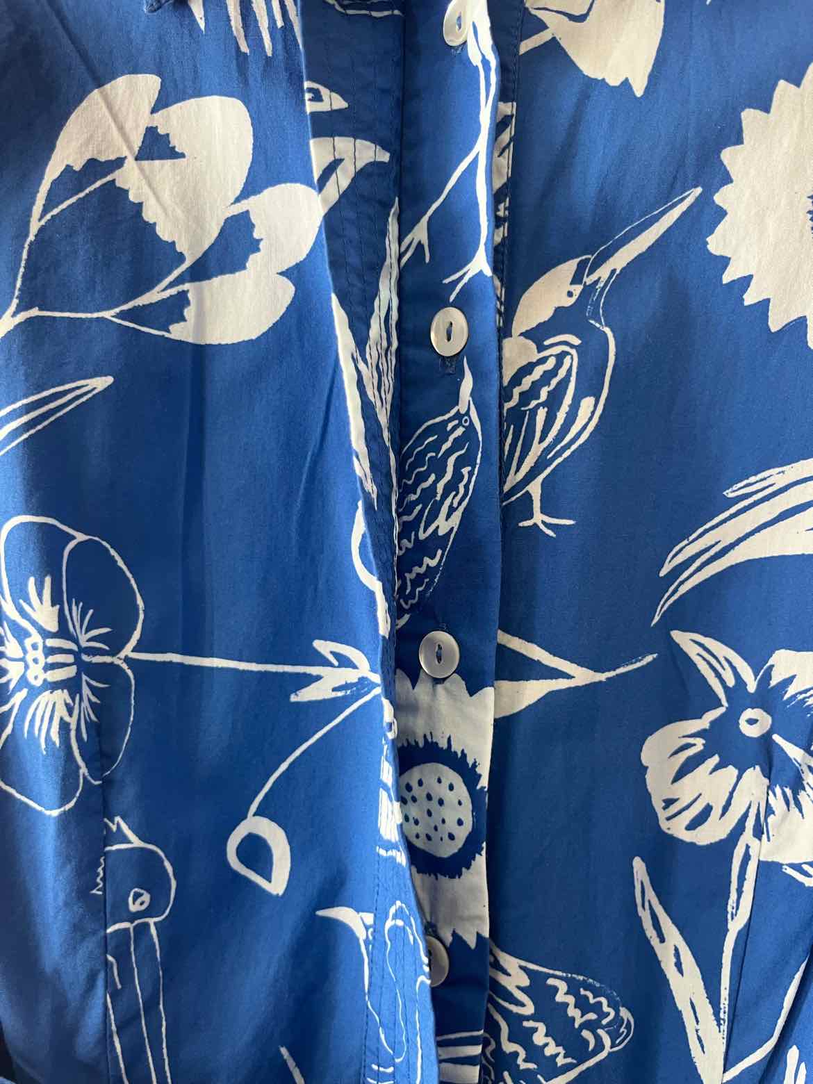 Oliphant Blue and White Size S Dress