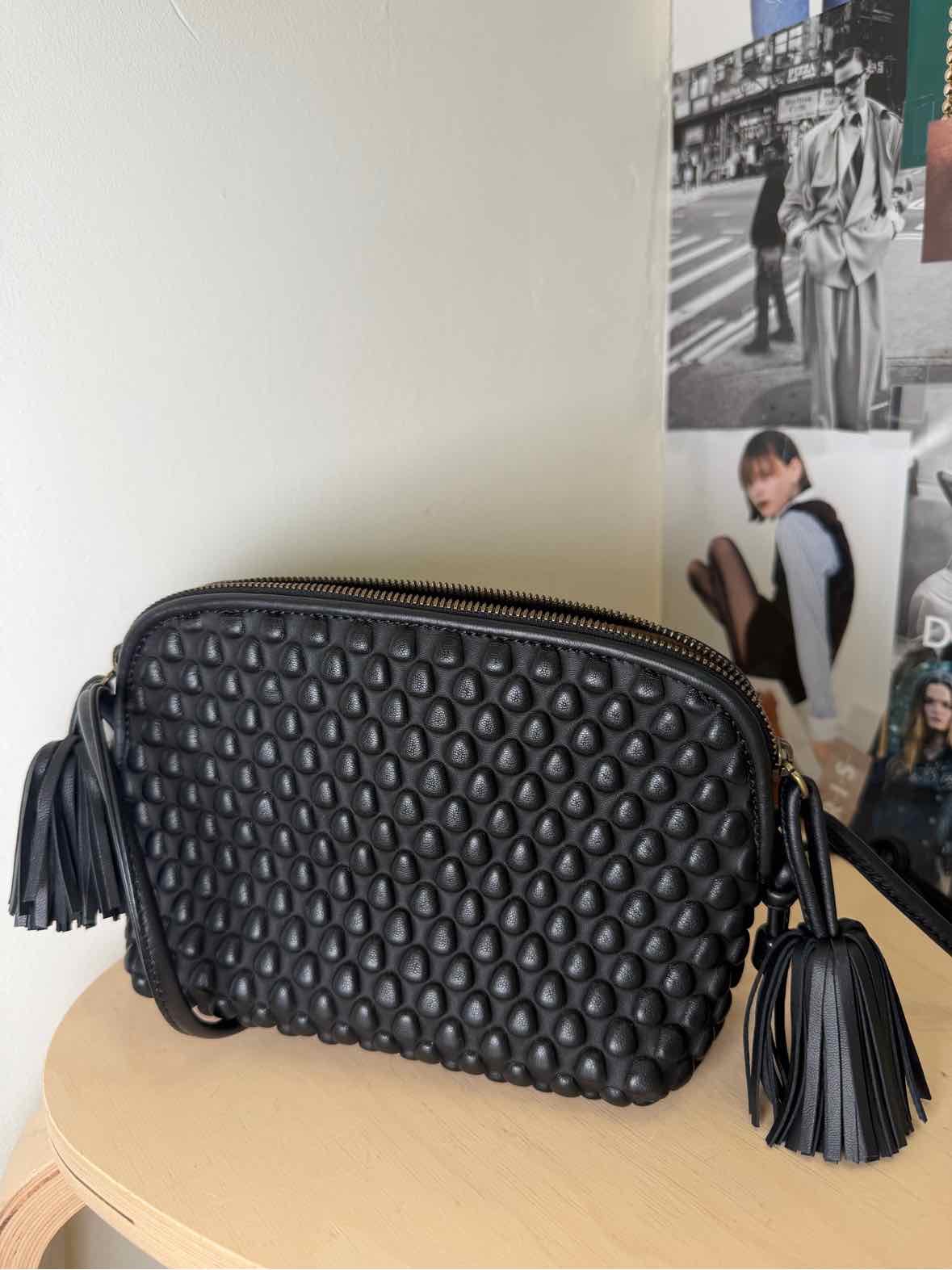 Tissa Fontaneda Black Handbag
