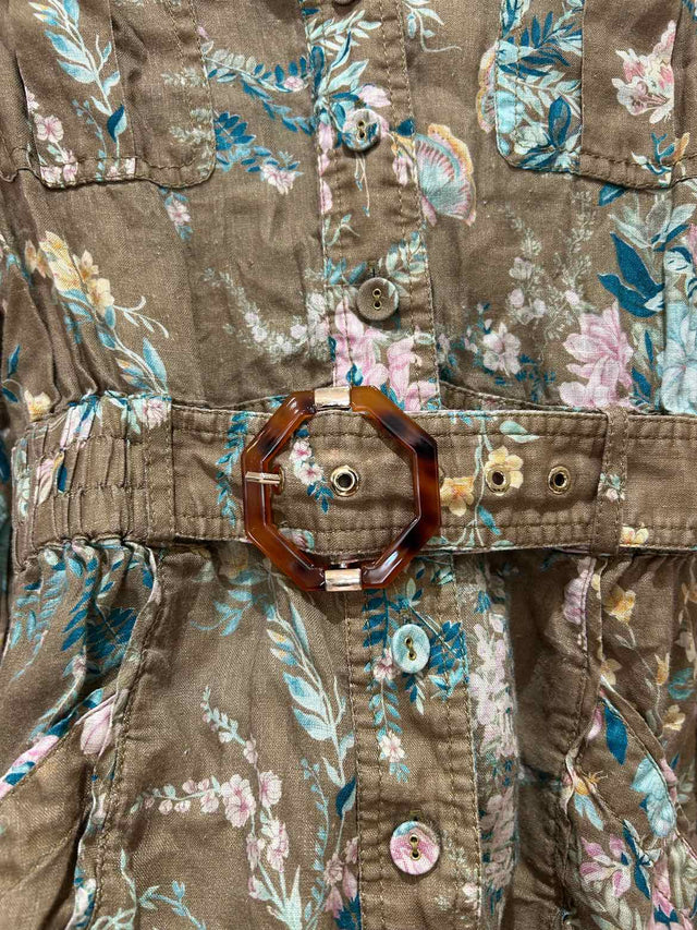 Zimmermann khaki multi Size 1 Romper