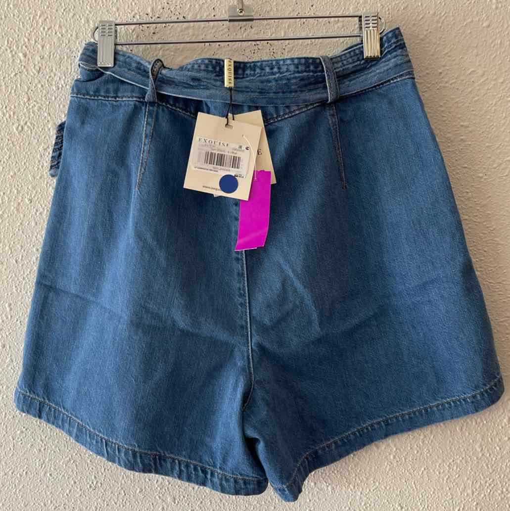 EXQUISE\ Medium Wash Size 6 Shorts