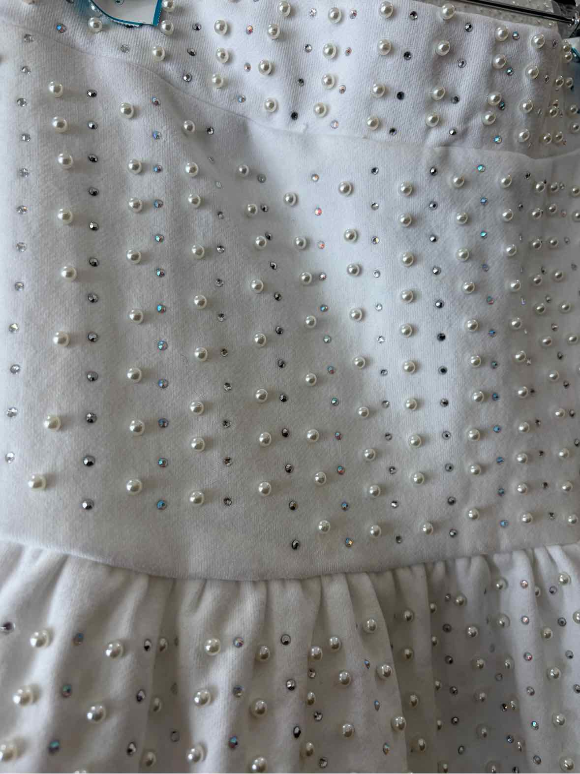 Queen of Sparkles White Size S Skirt