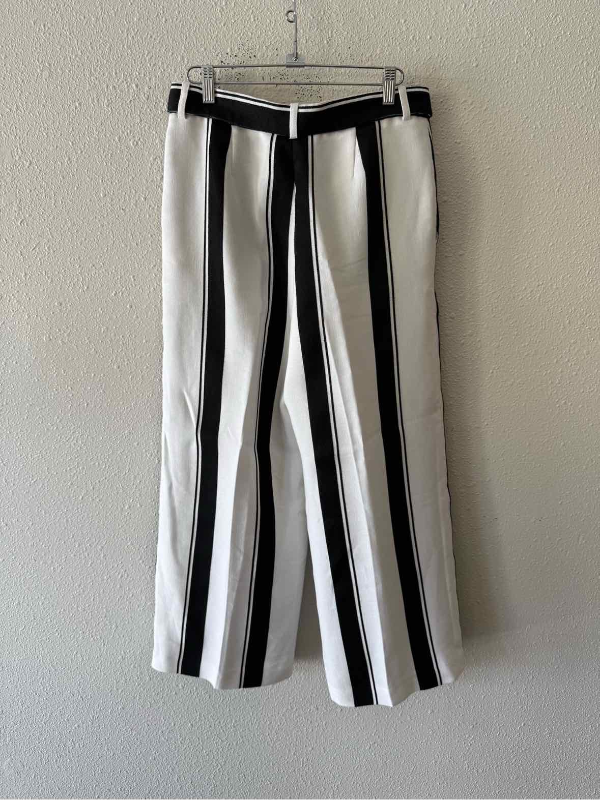 Maje Black and white Size 38 Pants