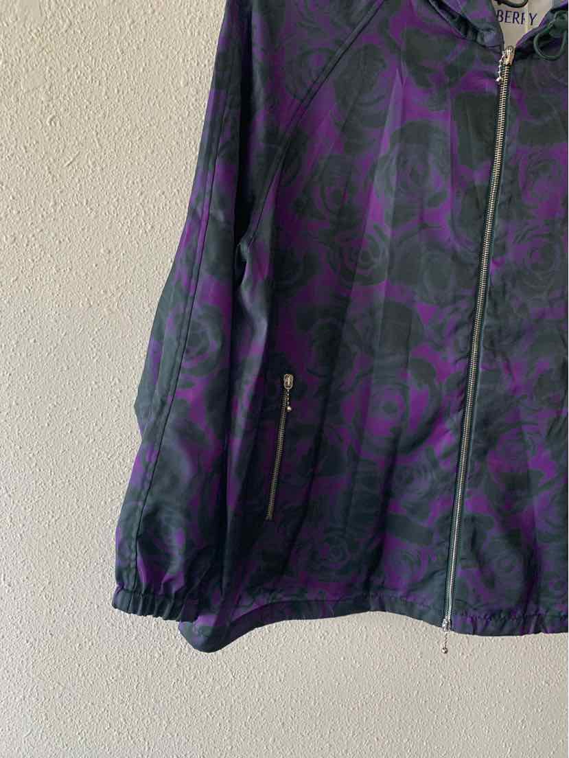 Burberry Purple and Black Size M Jacket