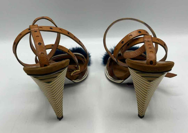 Fendi Brown multi Size 39 Shoes