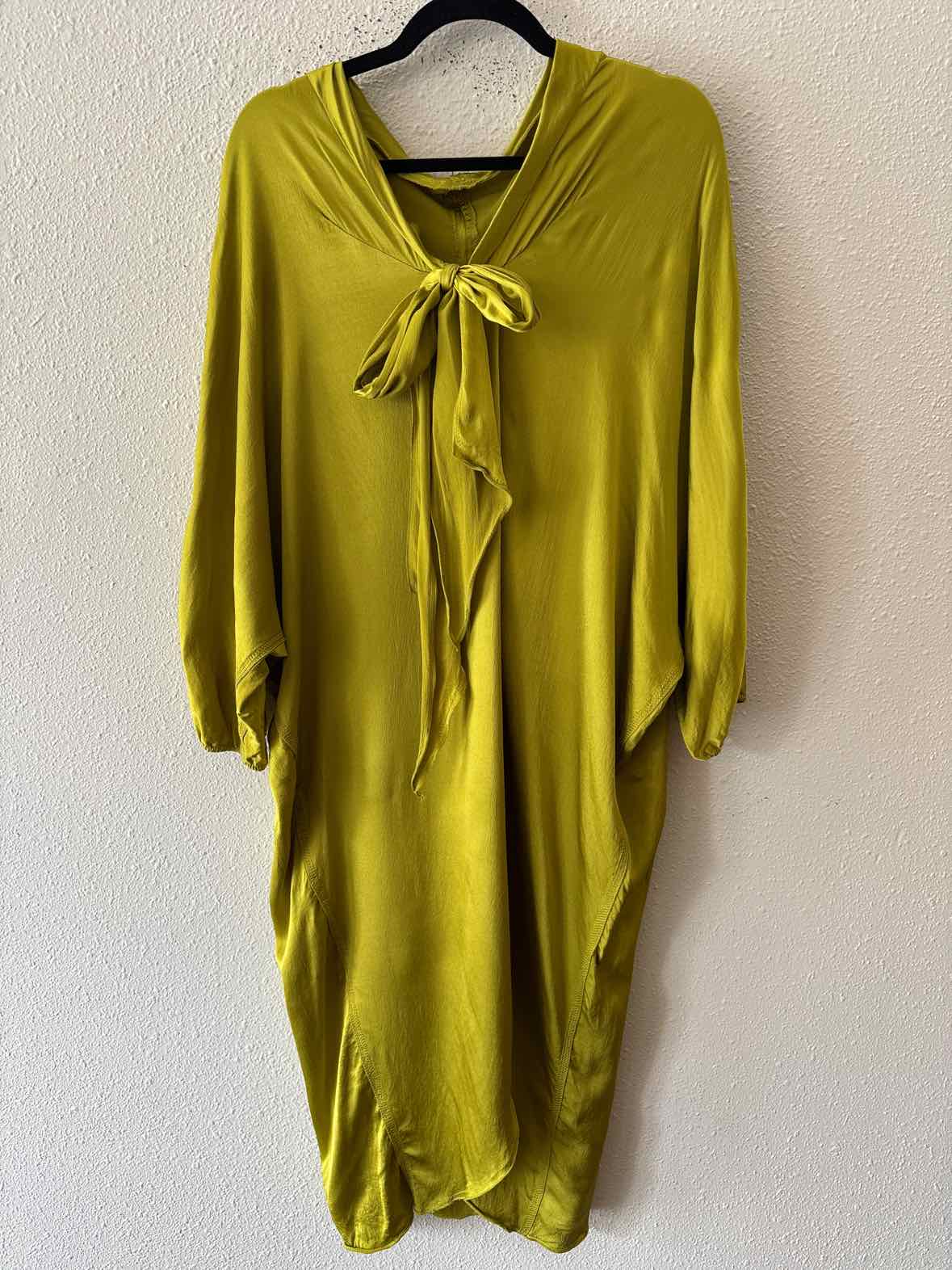 Zara Chartreuse Size M Dress