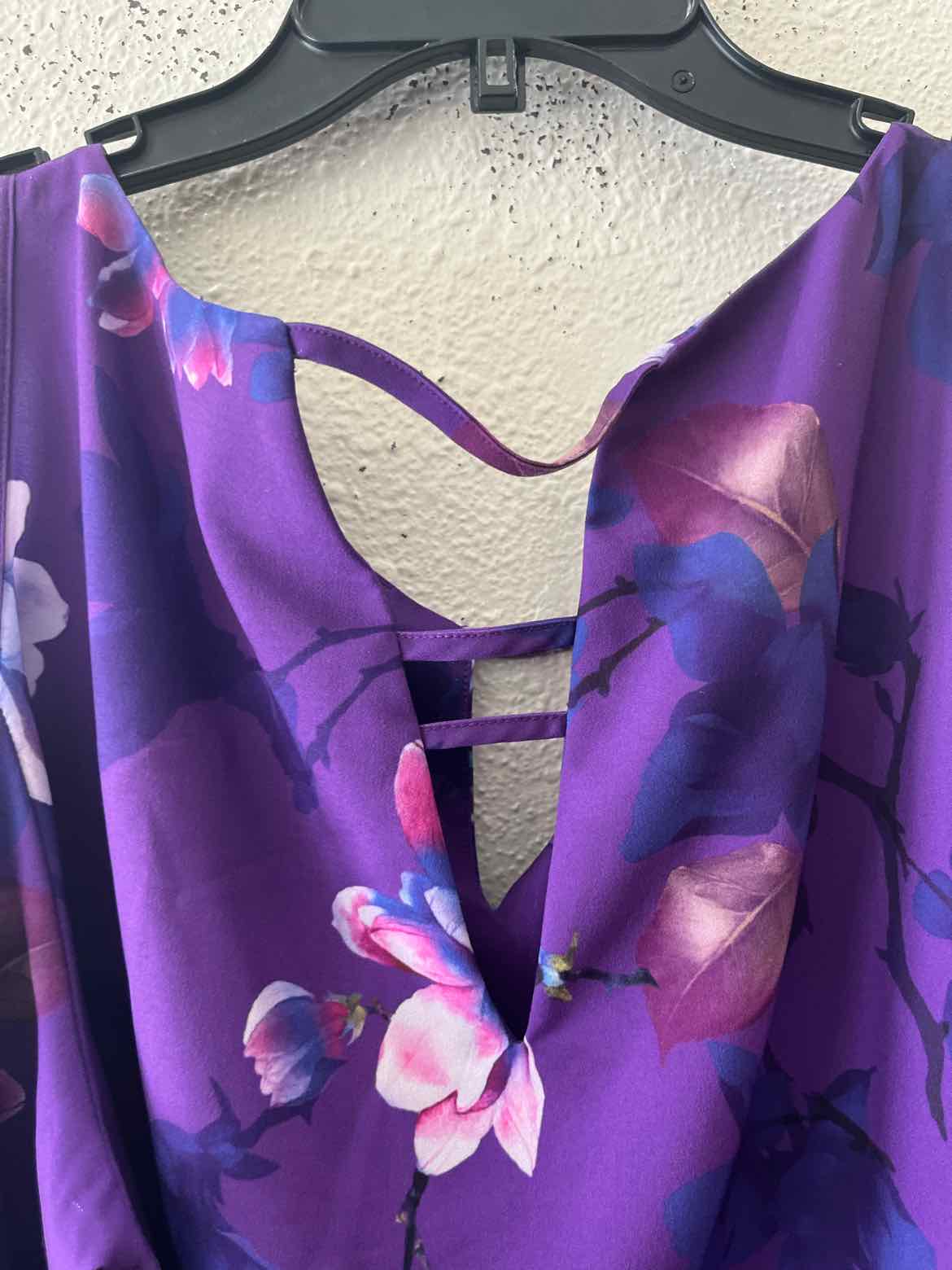 Peter Nygard Purple Multi Size 16 Shirt