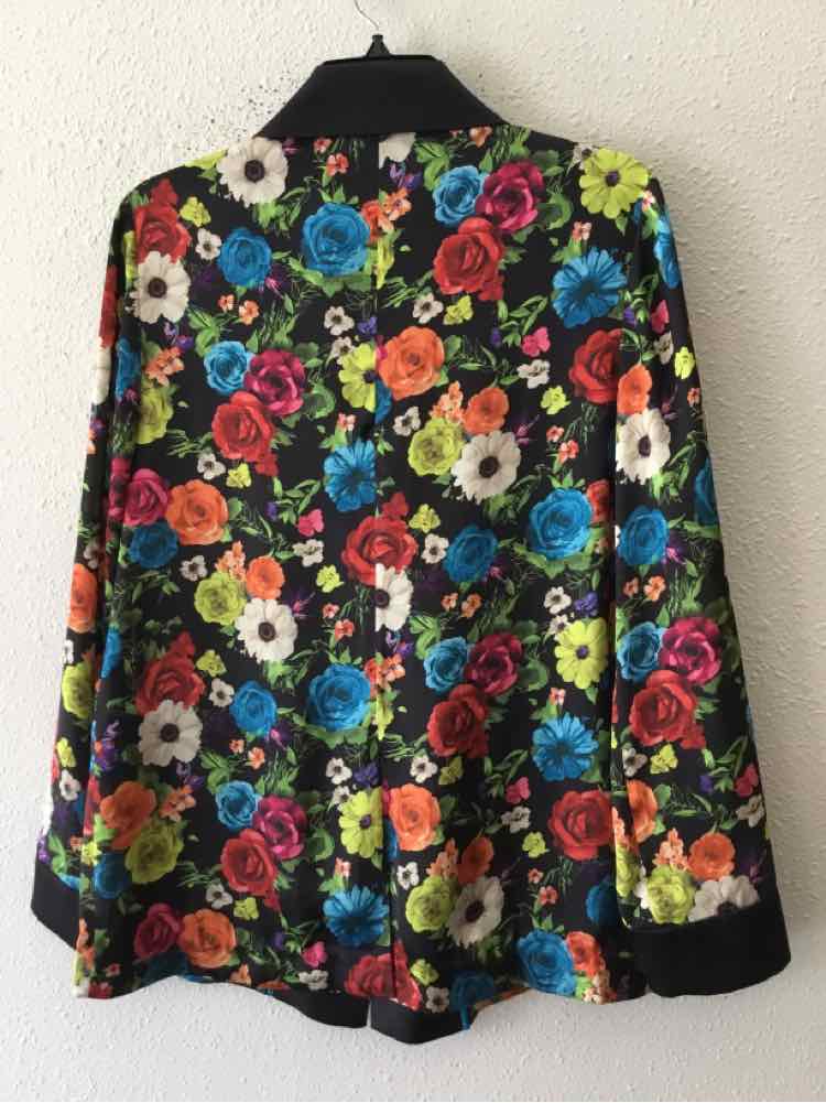 alice + olivia Black Multi Size S Blazer