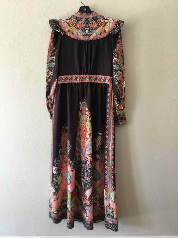 KAROLINA Black Multi Size L Dress