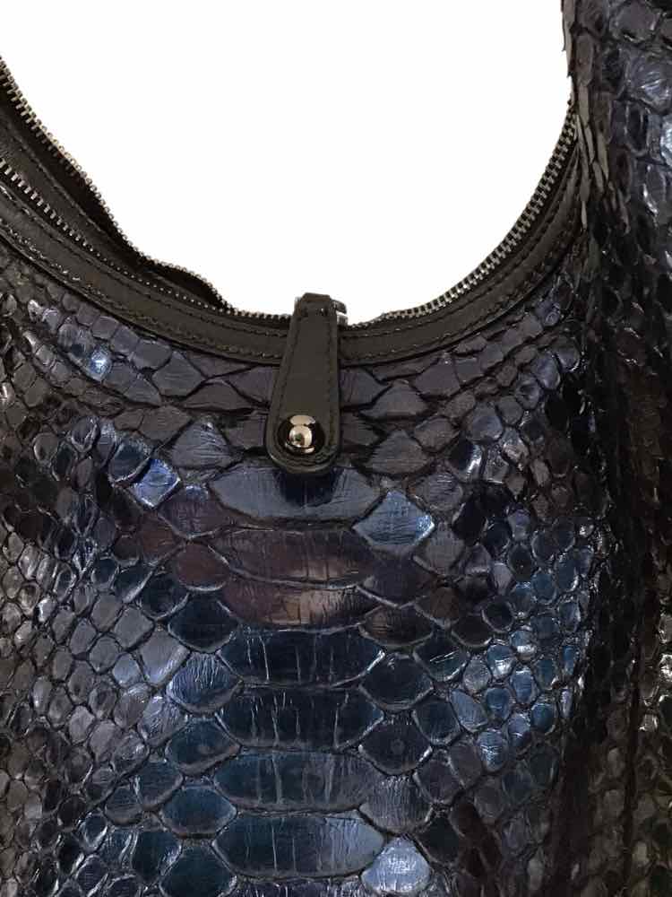Gucci Galaxy Python Dark Blue Handbag