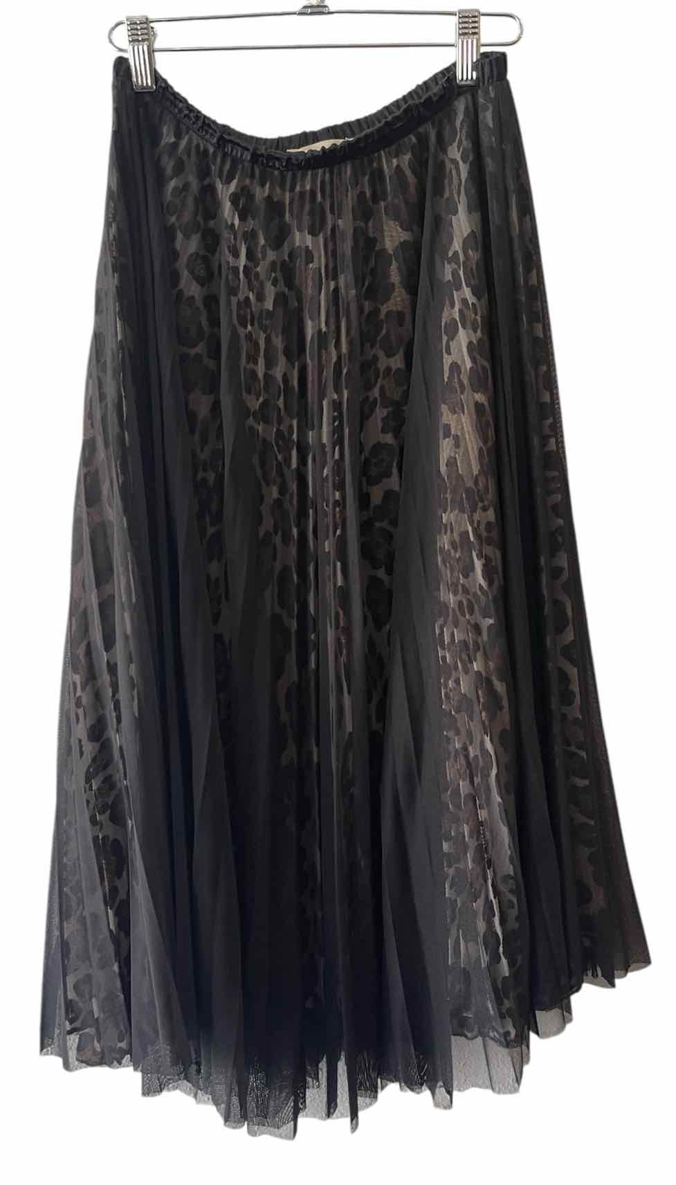 LOYD/FORD Leopard and Black Size 8 Skirt