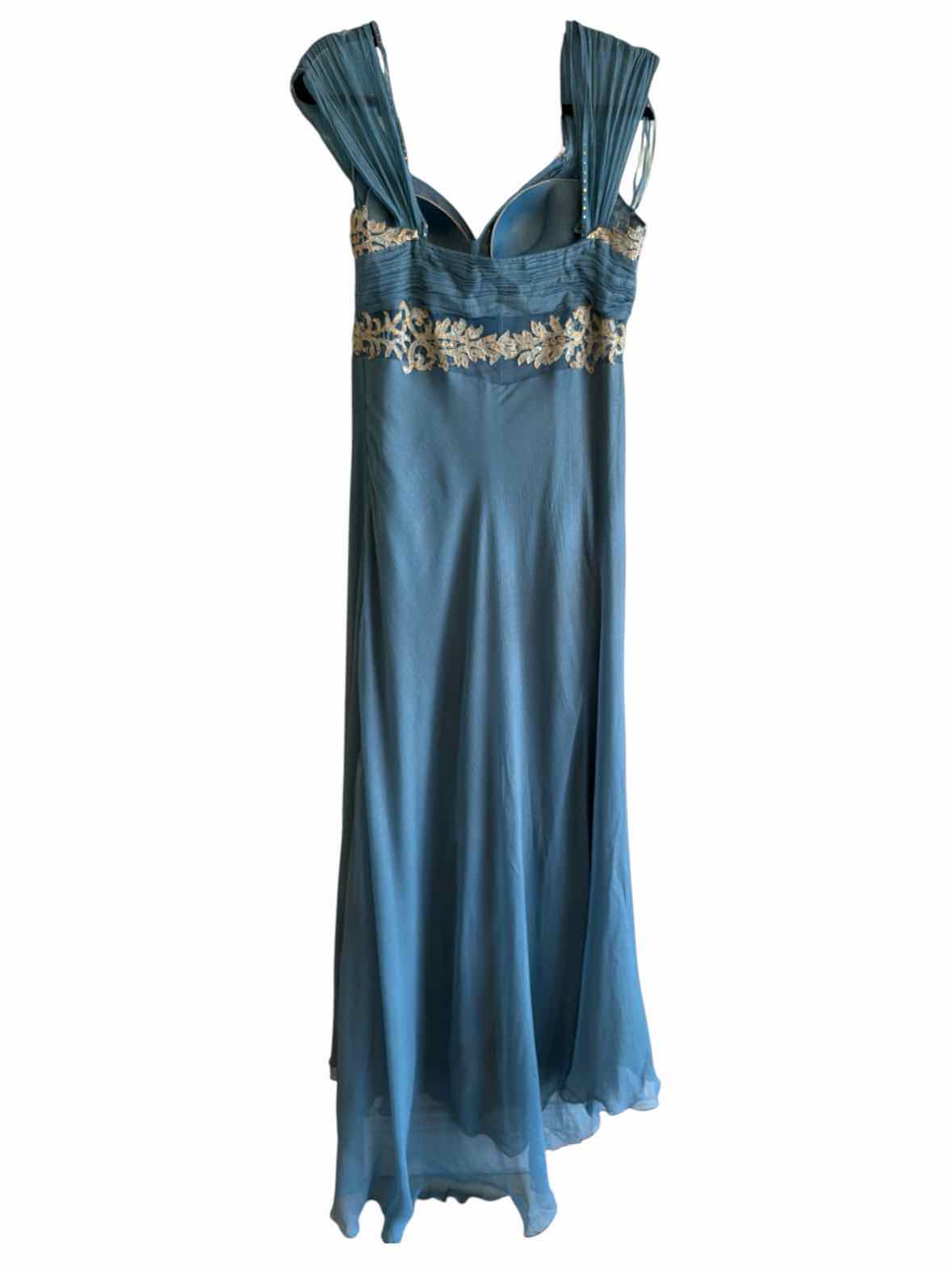 Alberto Makali Blue Size 10 Dress