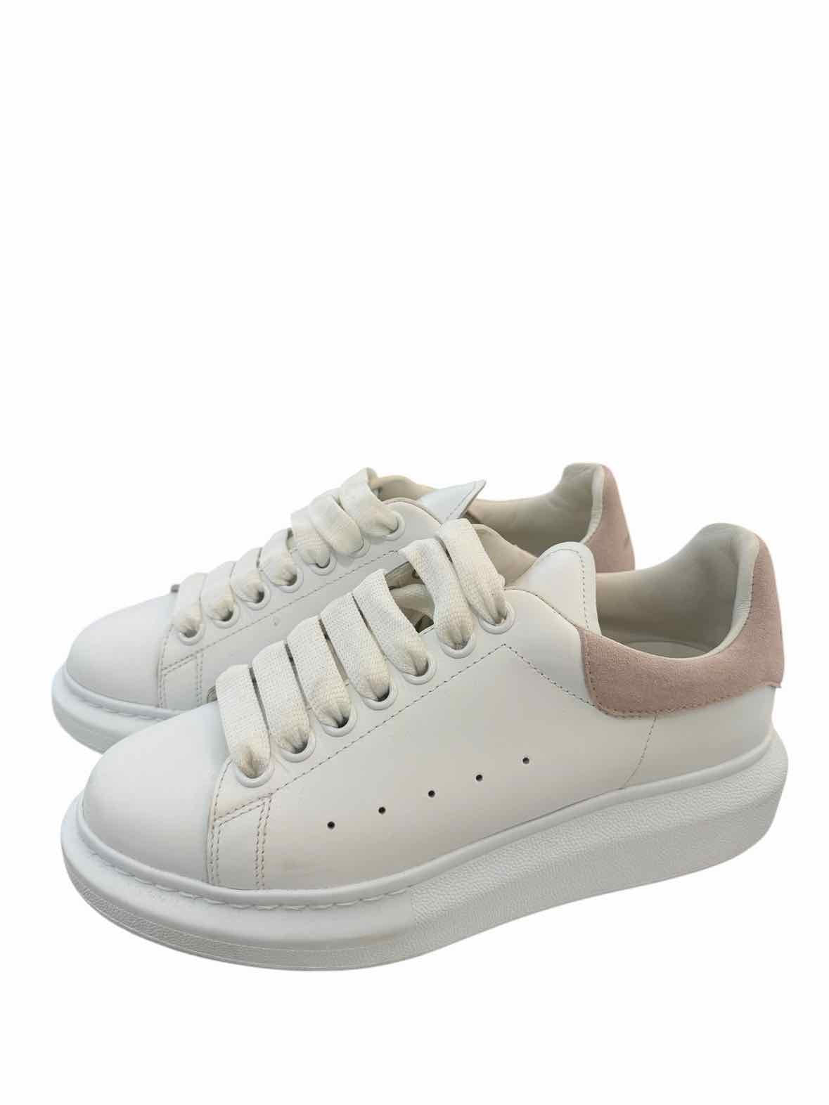 Alexander McQueen White and Blush Size 36.5 Shoes