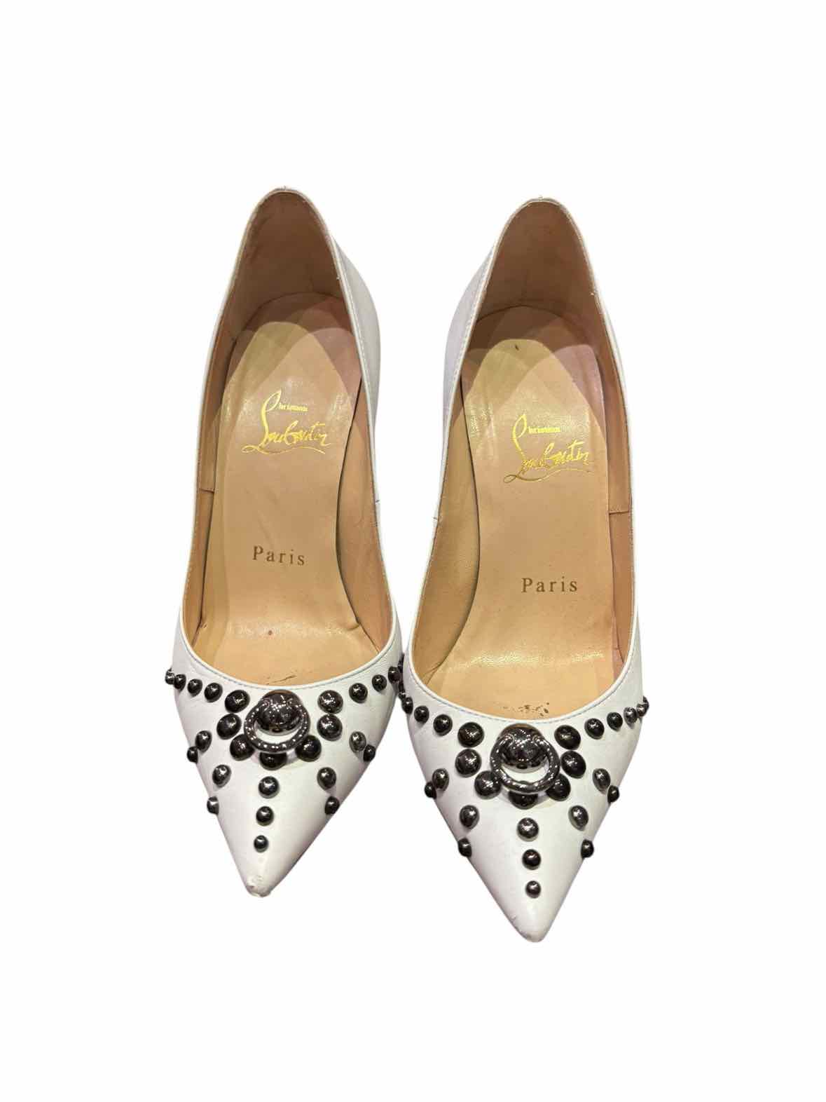 Christian Louboutin White Size 35 Shoes