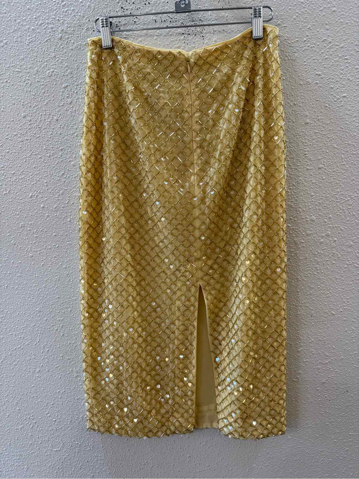 Veronica Beard Gold Size 2 Skirt