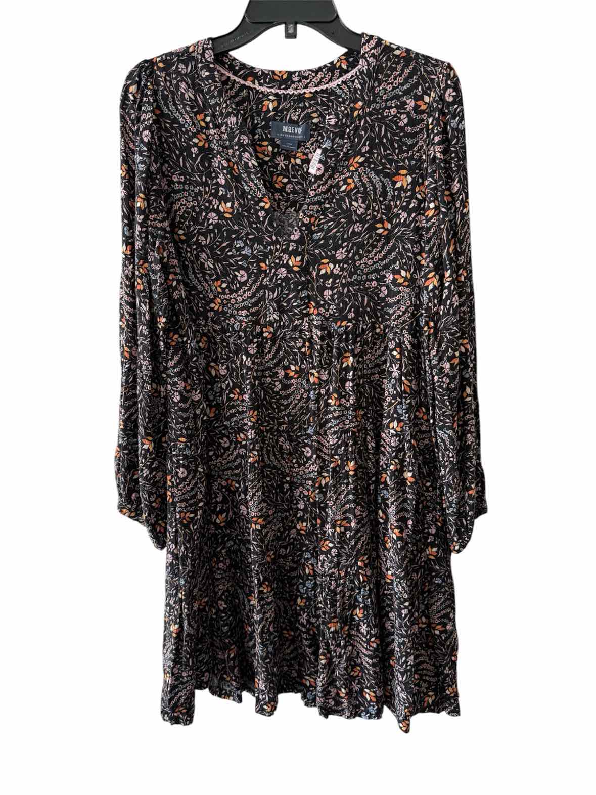 maeve Black Multi Size L Dress