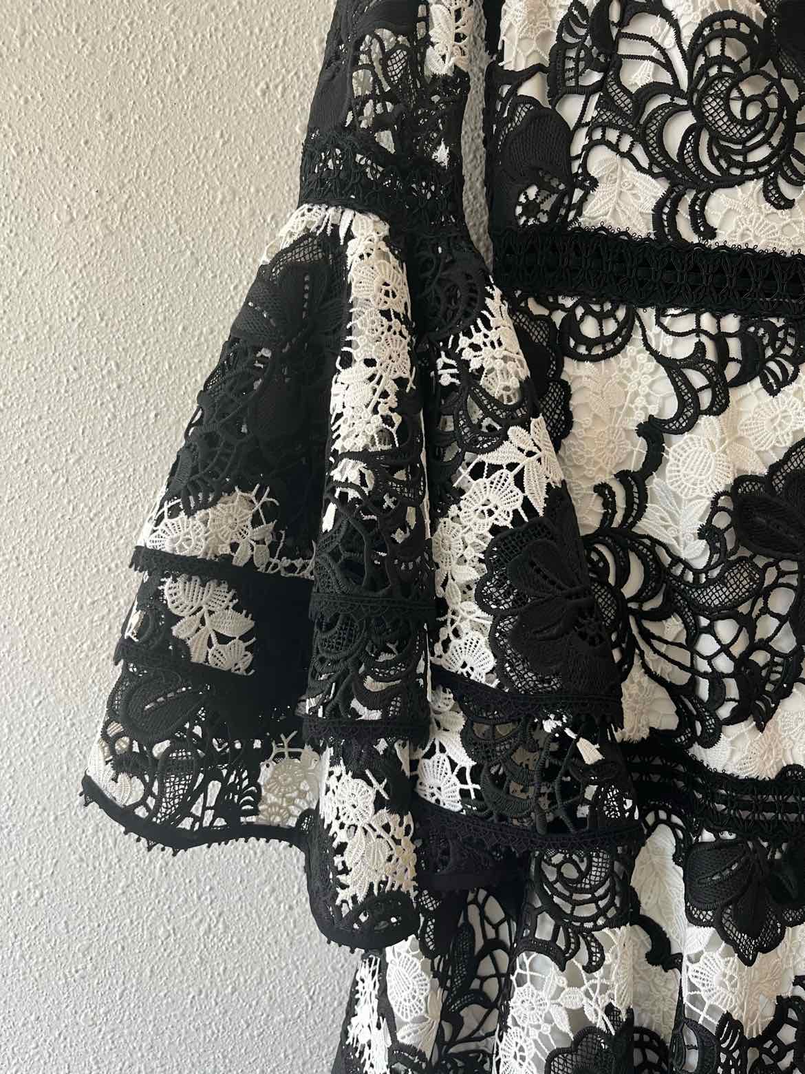 Alexis Black and white Size M Dress