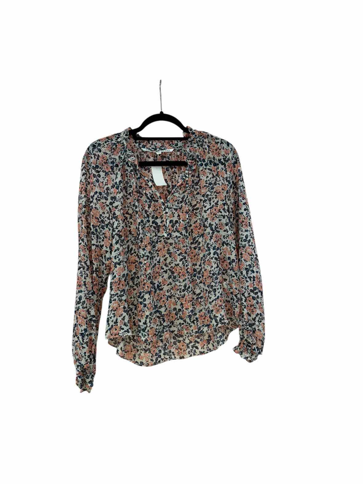 Veronica Beard White Multi Size 6 Shirt