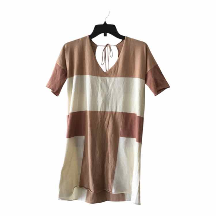 atelierdelphine. Brown and Cream Size XS Dress