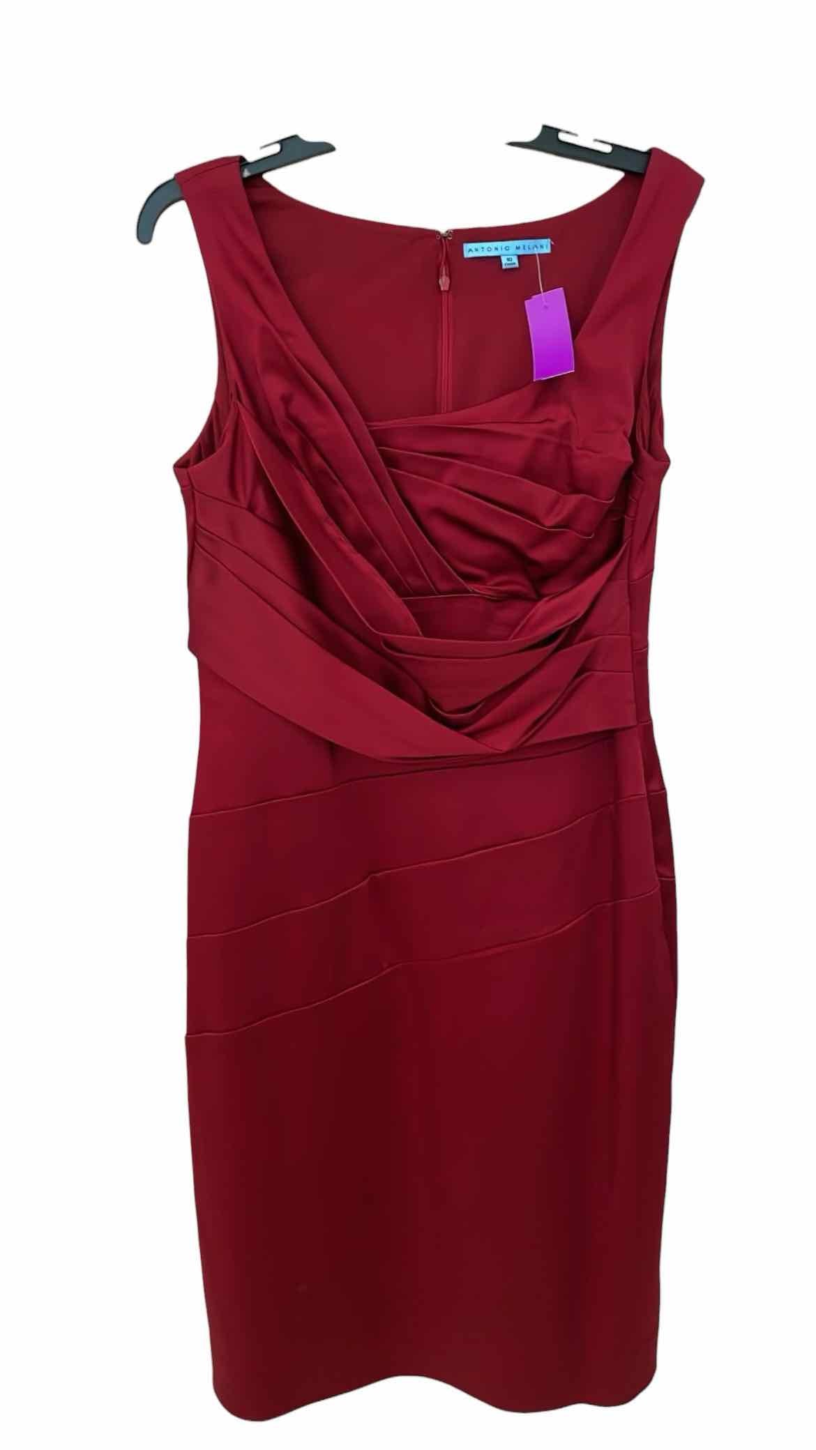 Antonio Melani Dark Red Size 10 Dress
