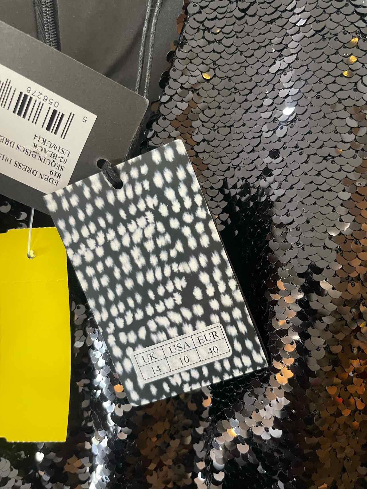 Saloni Black Size 10 Dress