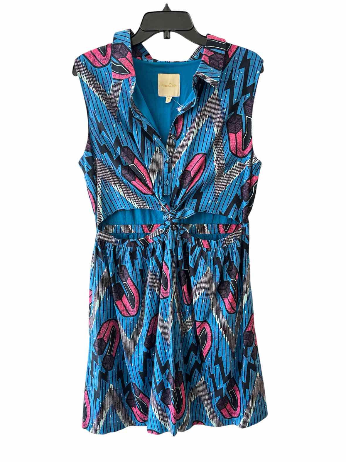 Modcloth Blue Multi Size XL Dress