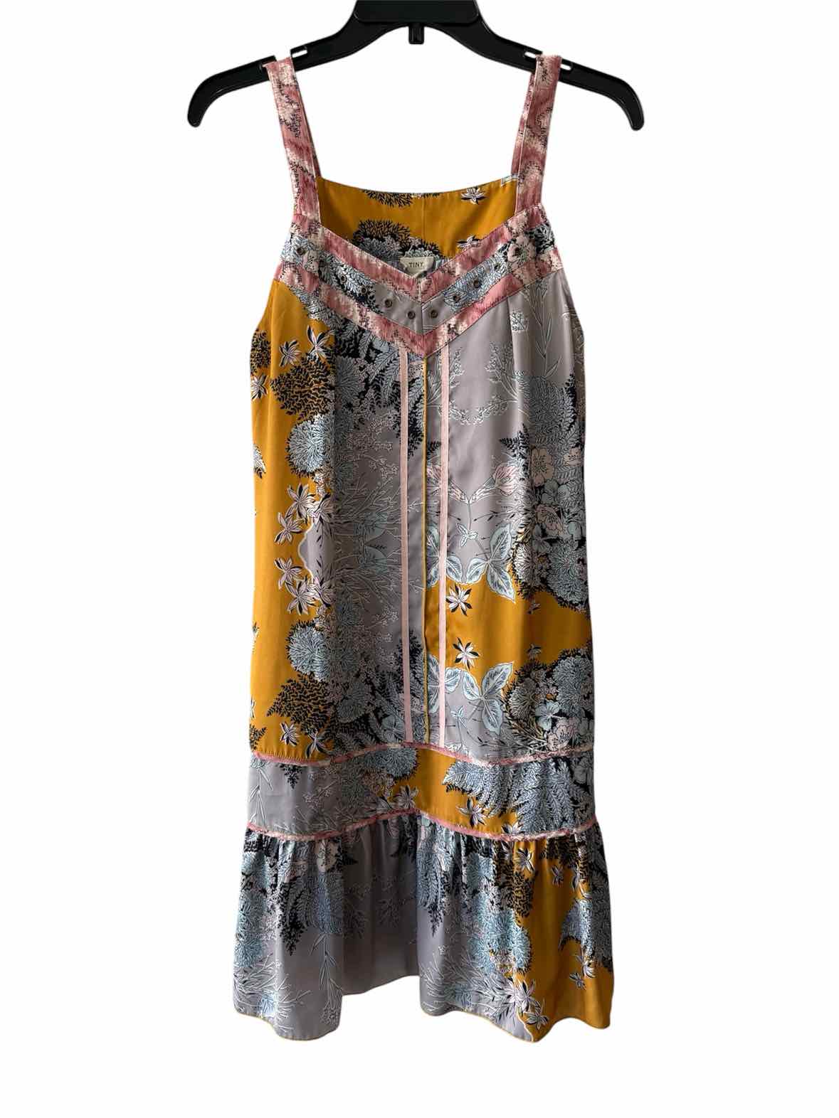 Tiny Grey & mustard multi Size S Dress