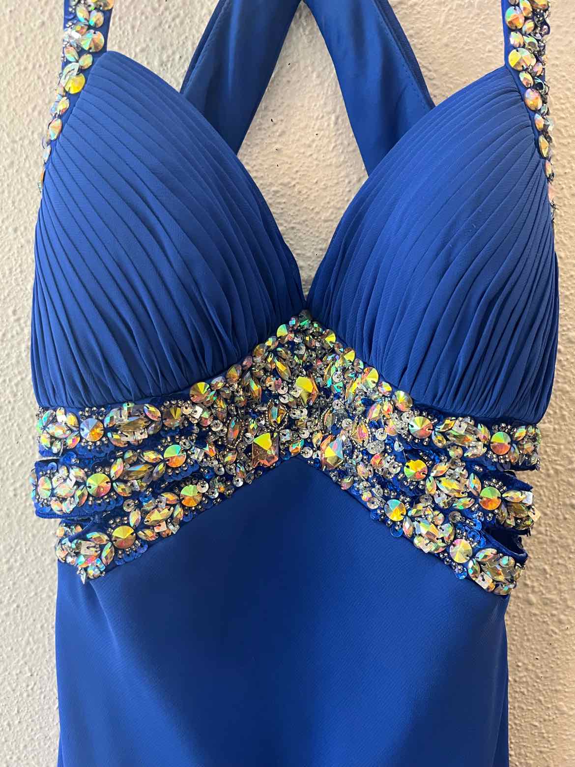 Faviana Blue Size 0 Gown/Evening Wear