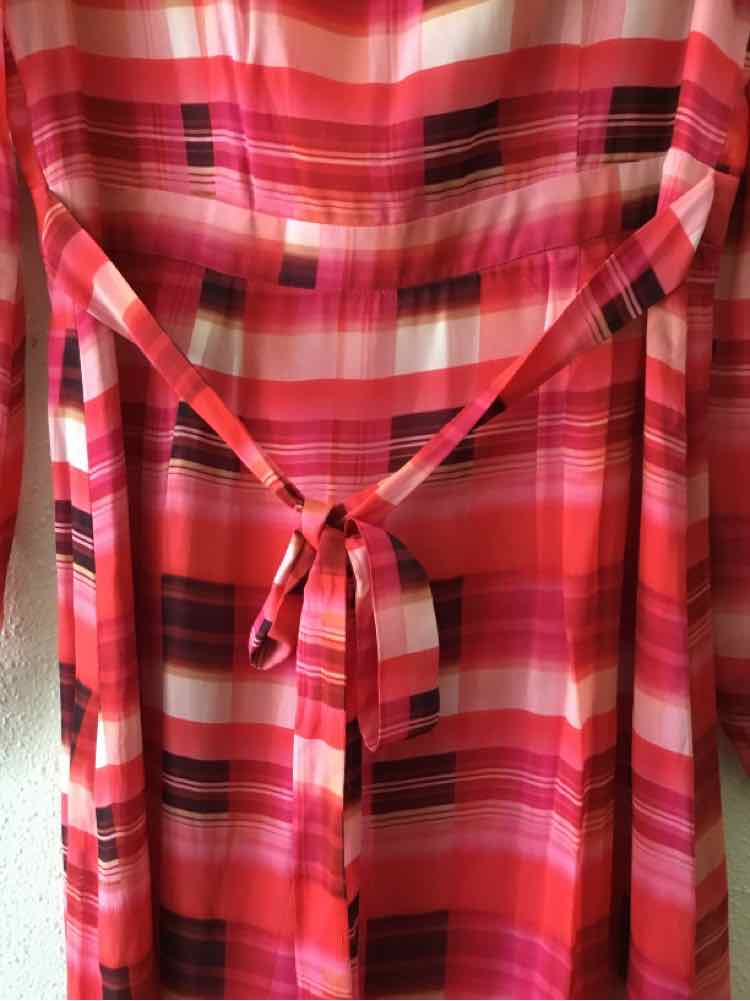 Milly Pink and Red Size 8 Dress
