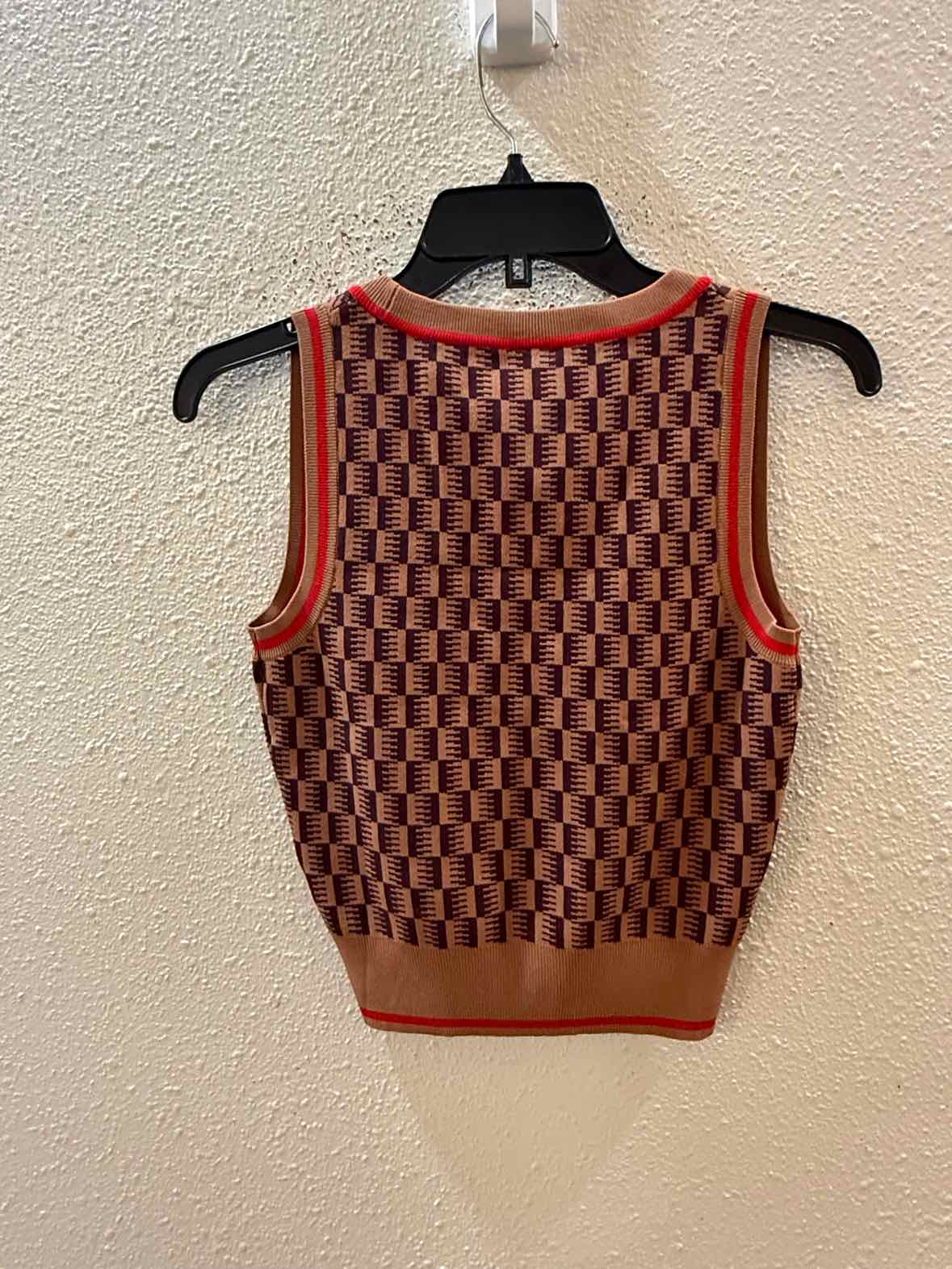 TropicofC. Brown and Red Size XS Shirt