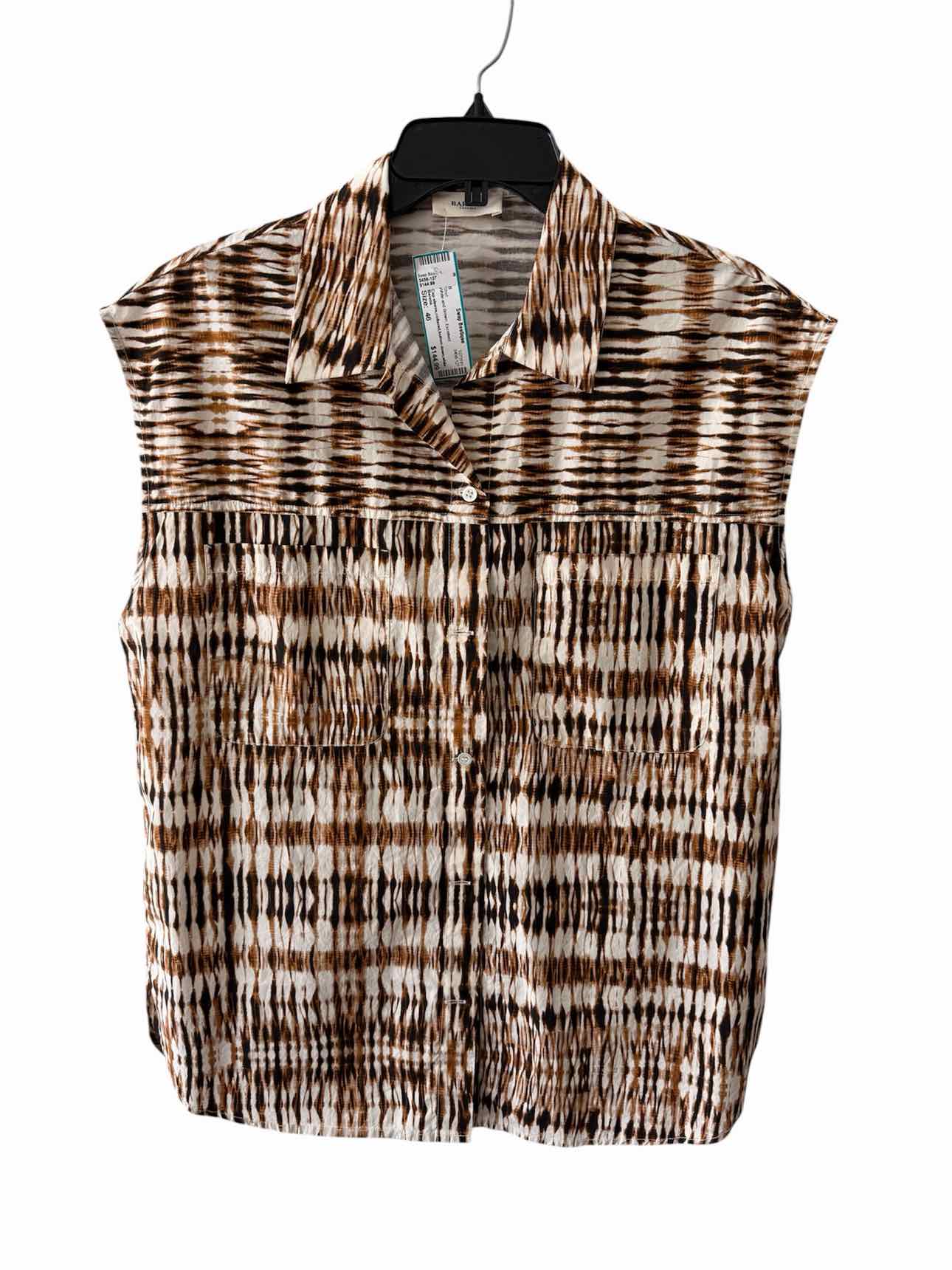 Barena White and Brown Size 46 Shirt