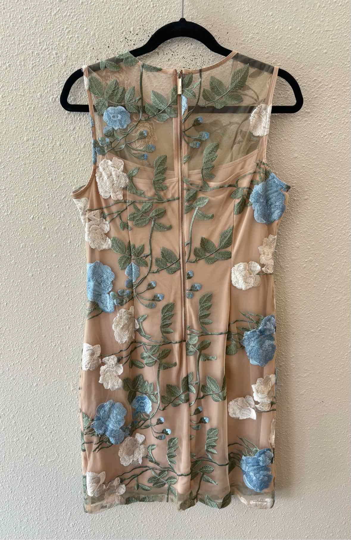 Calvin Klein Nude & Blue Size No Label Dress