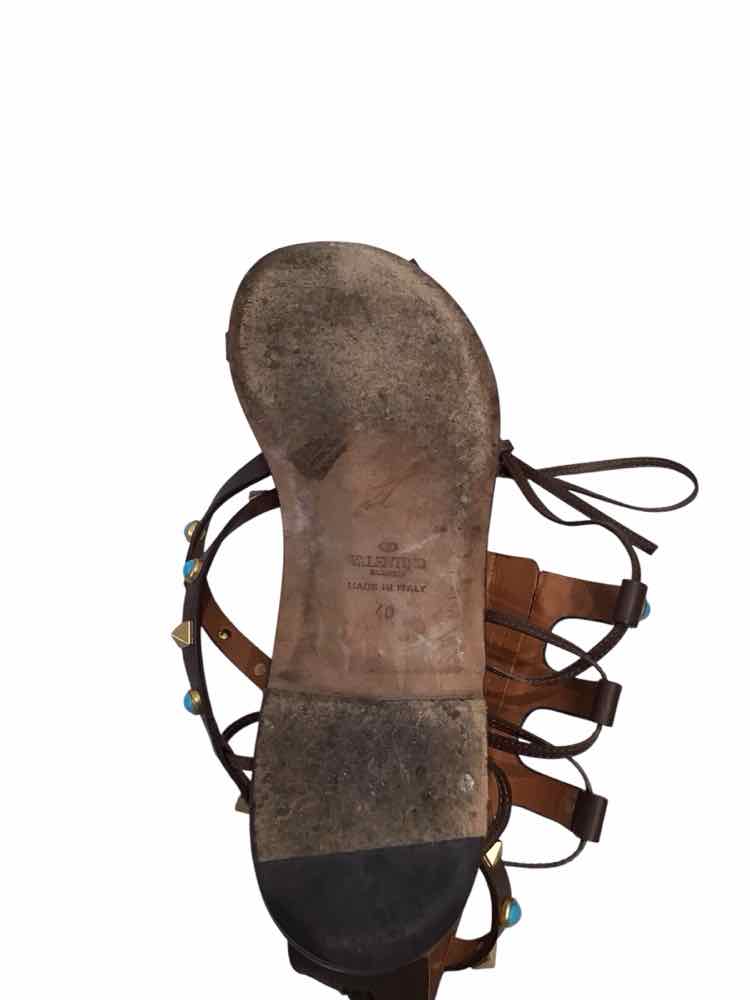 Valentino Garavani brown and blue Size 40 Shoes