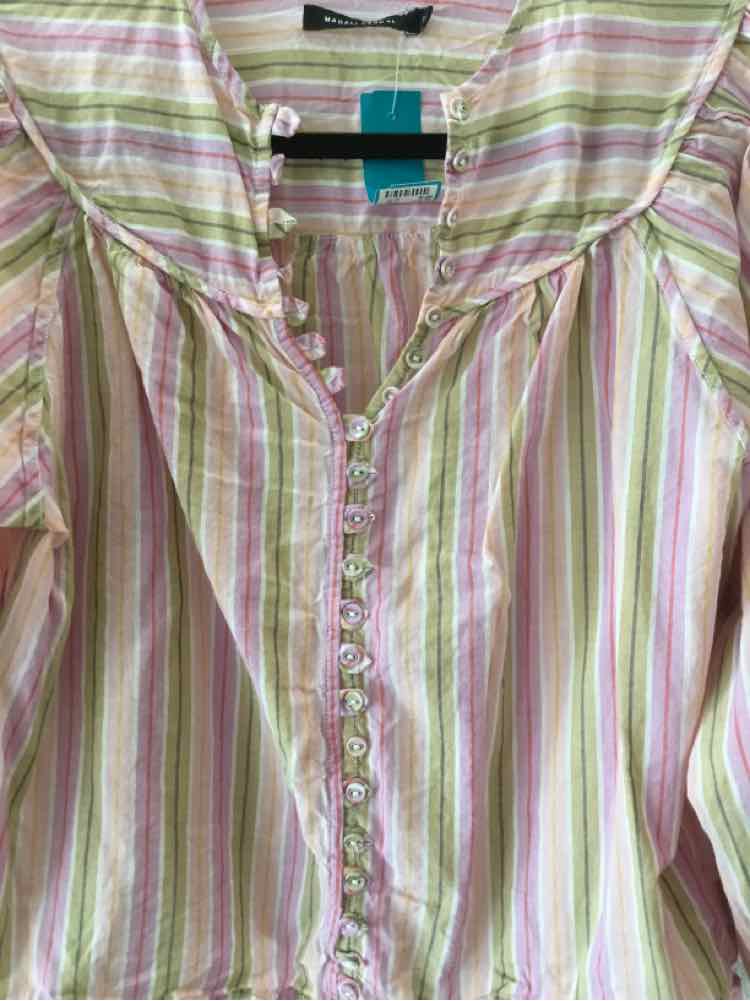 MAGALI PASCAL Pink and tan Size XS Shirt
