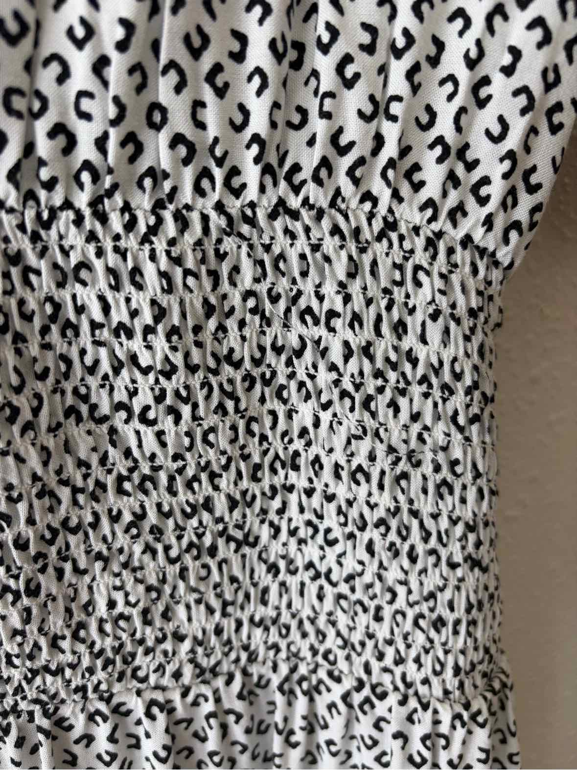 Mazik Black & White Size S Dress
